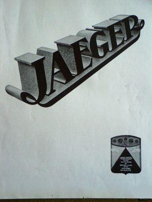Publicit pour les montres Jaeger