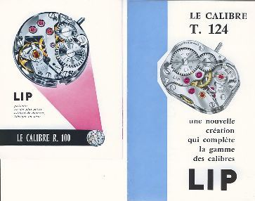 Publicit pour les montres Lip