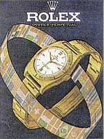 Publicit pour les montres Rolex