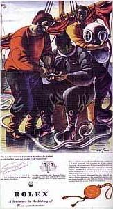 Publicit pour les montres Rolex